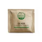 Glass cleaning tablet